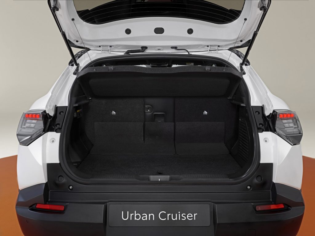 Toyota Urban Cruiser EV bagageruimte