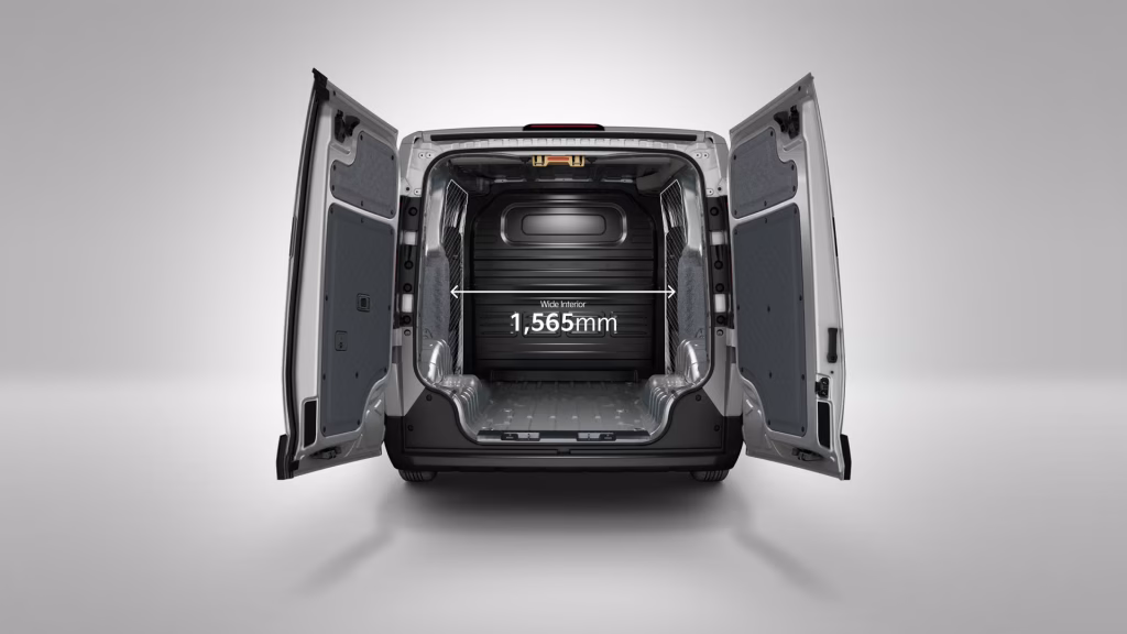 Kia PV5 Cargo - Laadruim breedte
