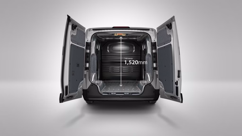 Kia PV5 Cargo - Laadruim hoogte