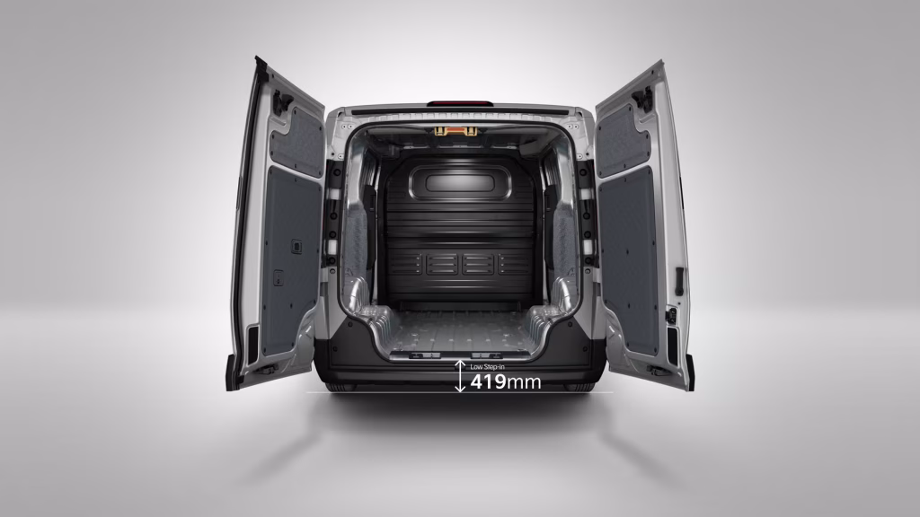 Kia PV5 Cargo - Laadruim instaphoogte