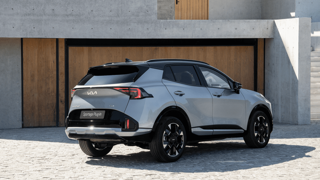 Kia Sportage rechts achter aanzicht