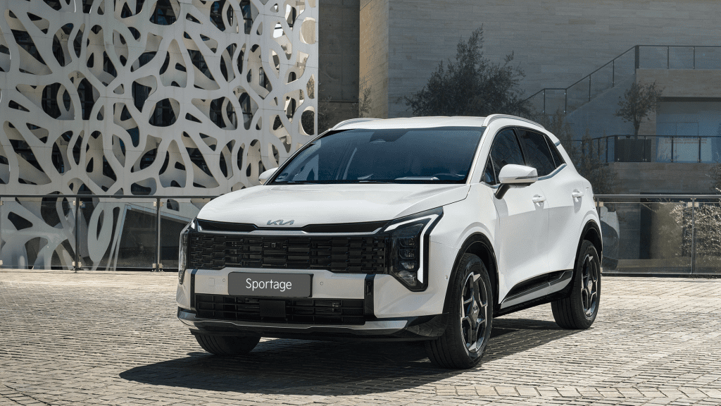 Kia Sportage rechts voor aanzicht