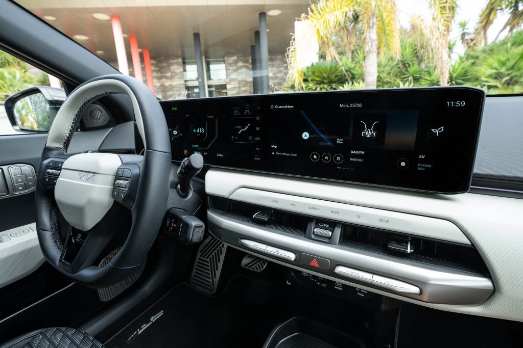 Kia EV dashboard