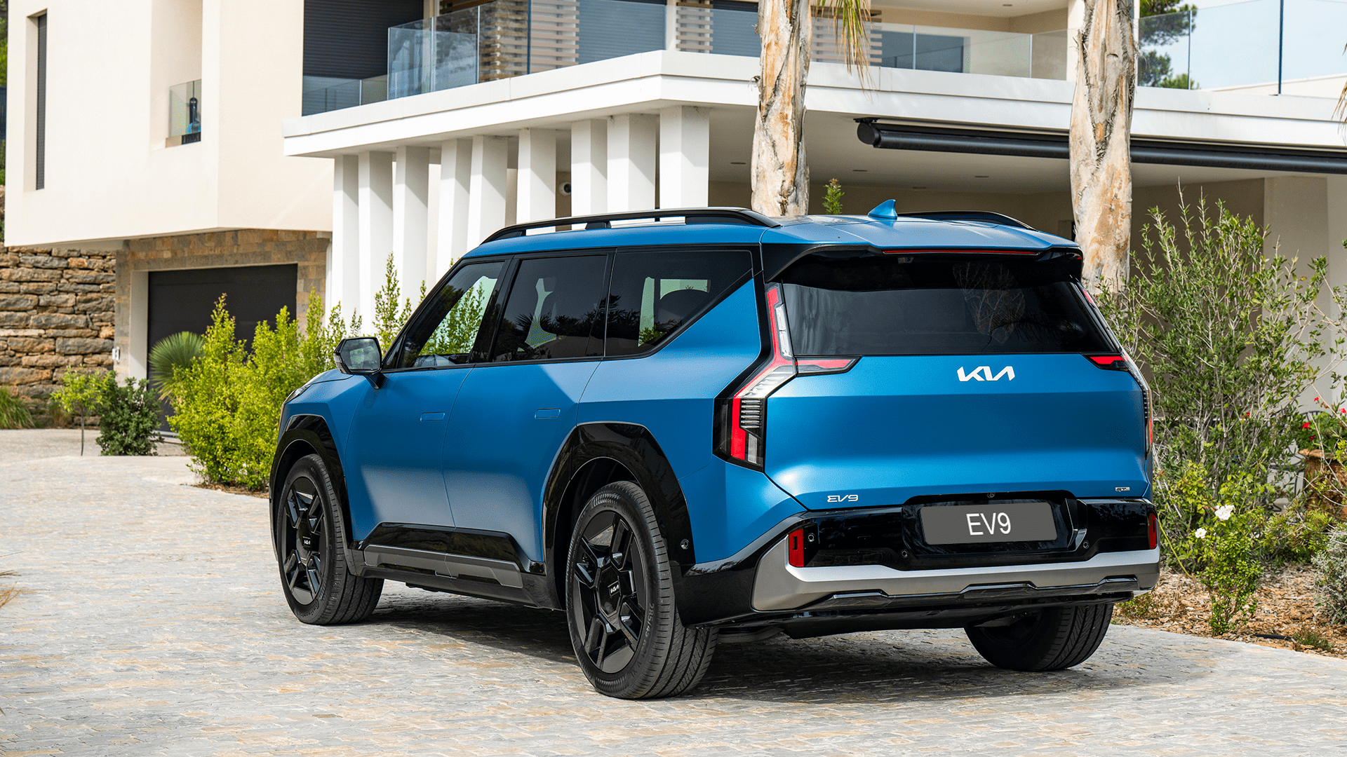 Kia EV9 achter aanzicht