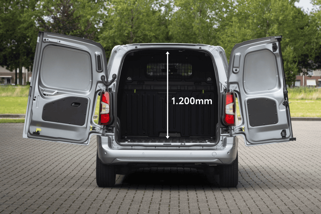 Toyota Proace City hoogte laadruimte