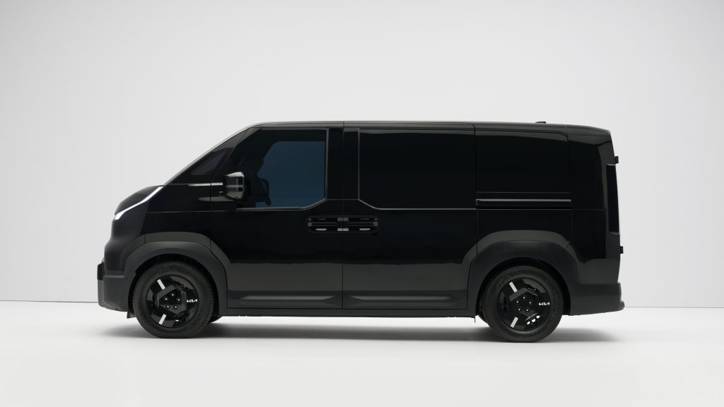 Kia PV5 Cargo laadruimte afmetingen