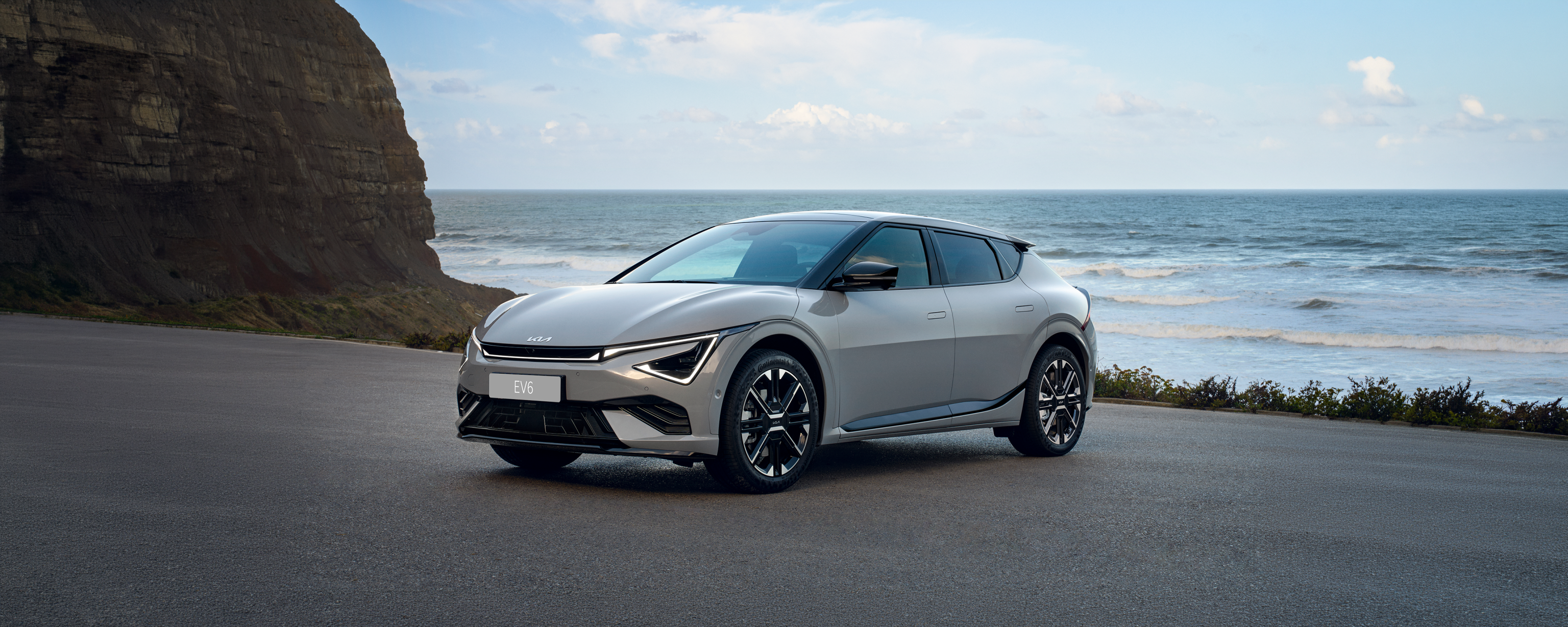 Kia EV6 recht voor aanzicht - groot