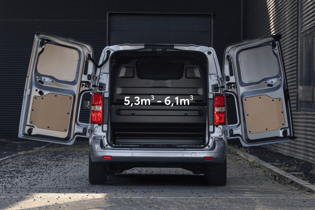 Toyota Proace volume laadruimte