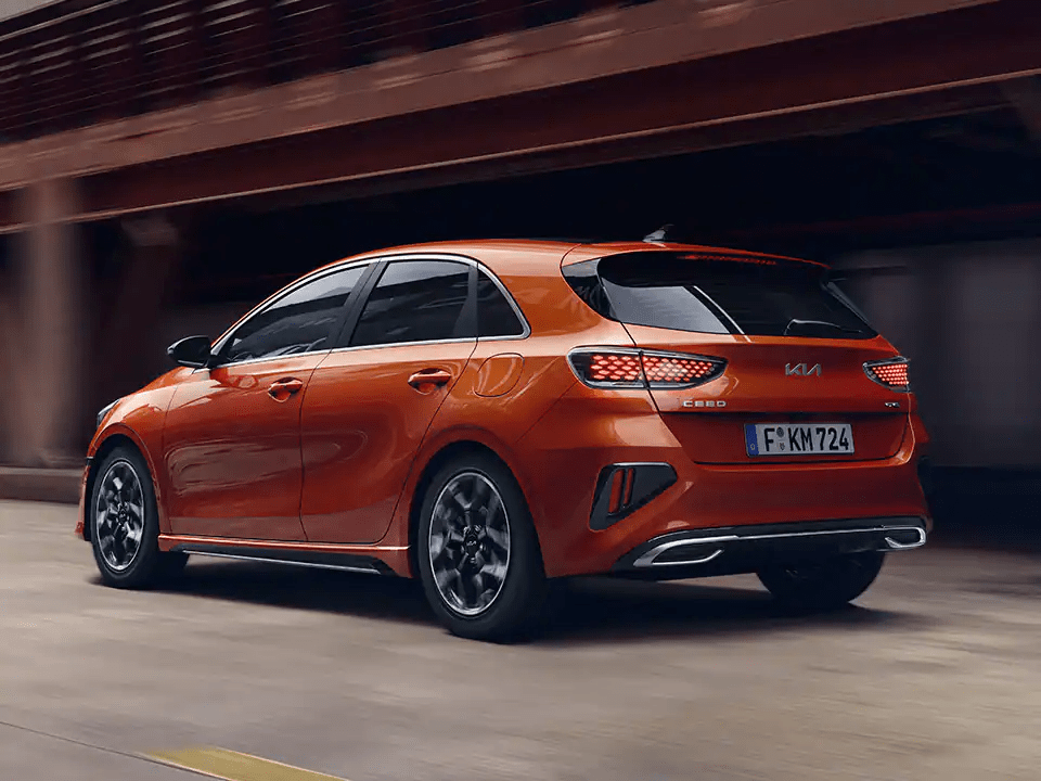 Ceed oranje achterkant