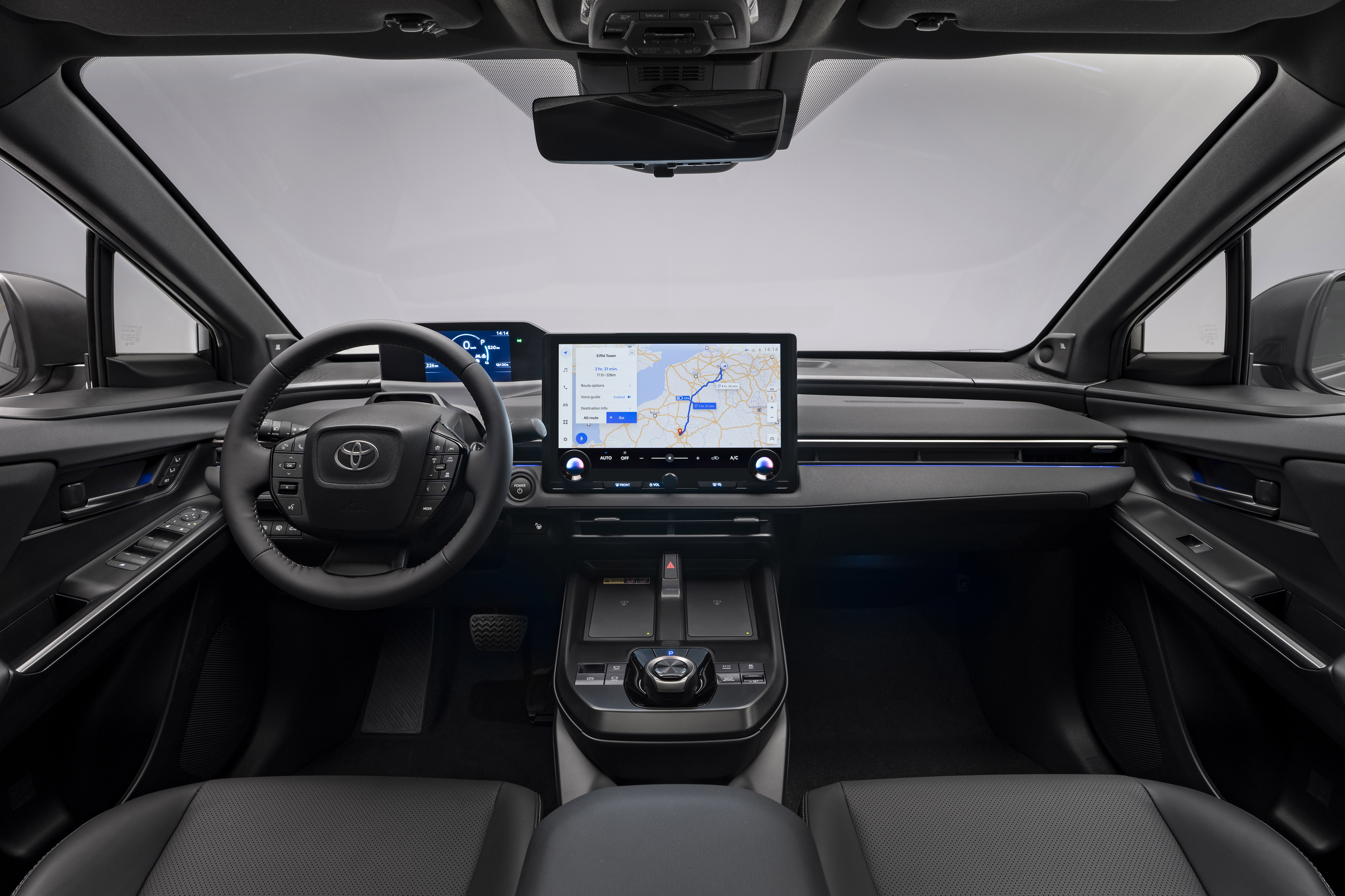 Nieuwe Toyota bZ4X interieur