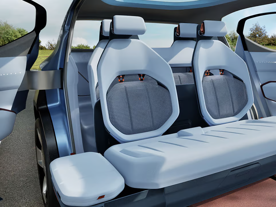 Kia EV2 concept achterbank