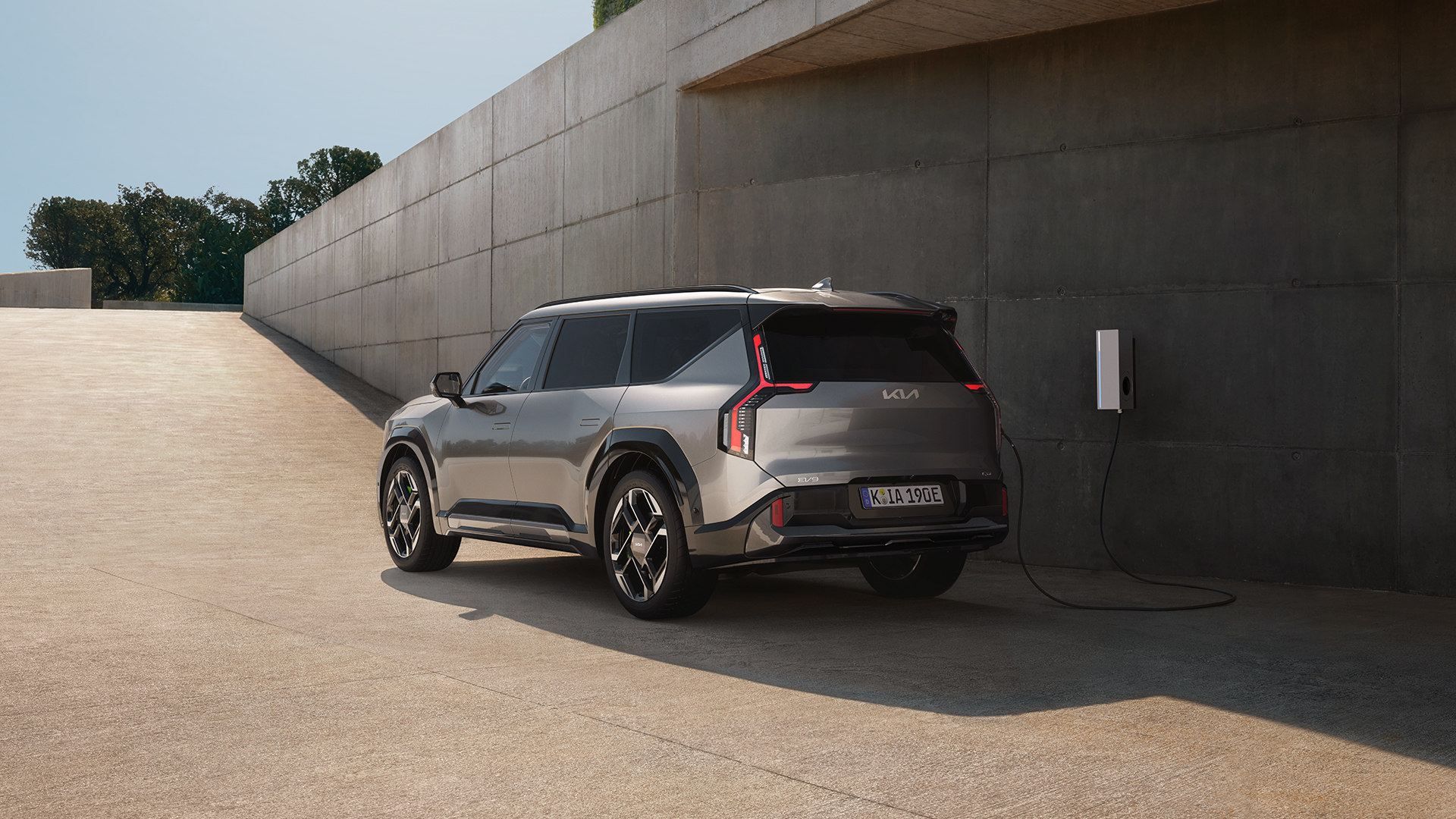 Nieuwe Kia EV9 GT laden