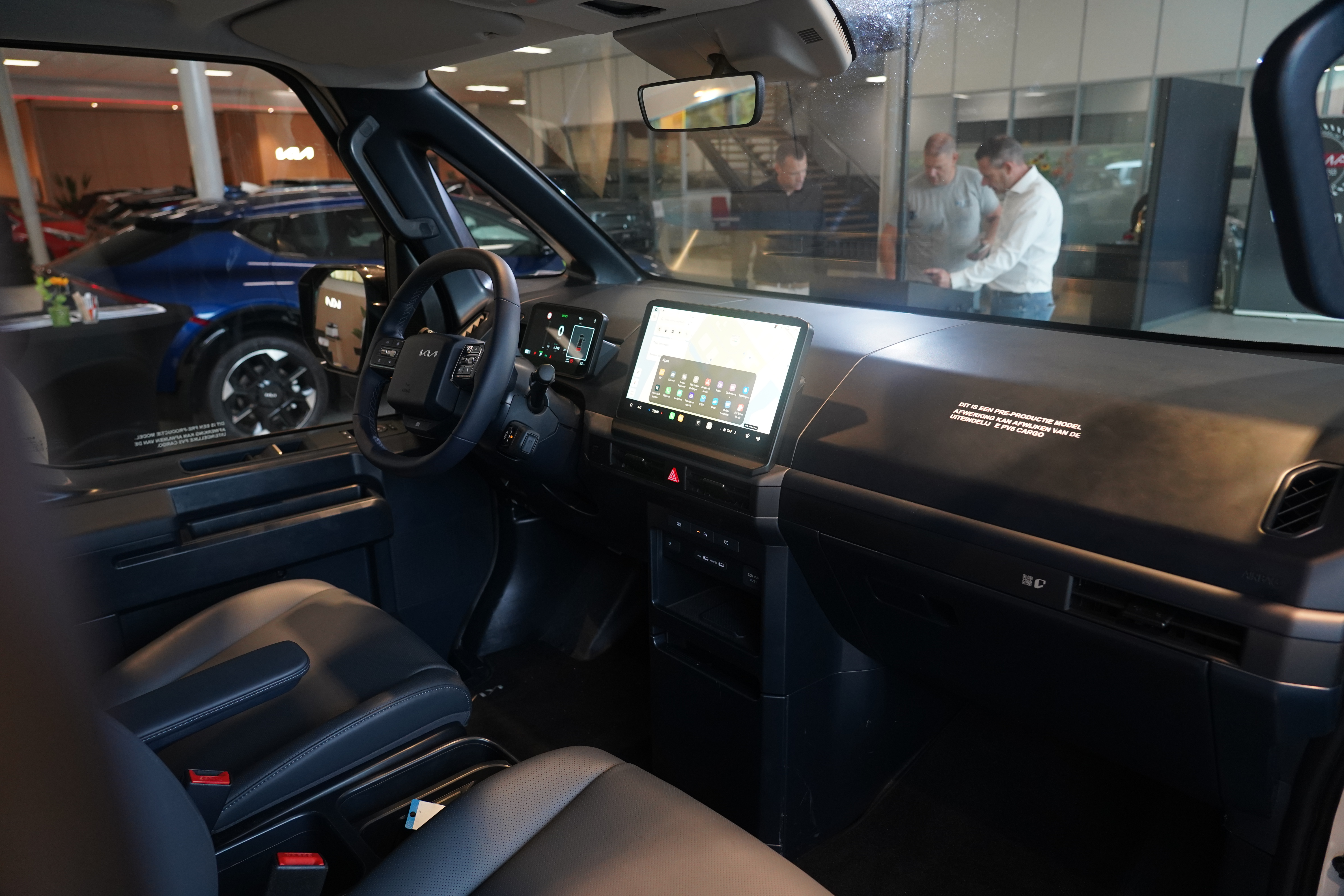 kia pv5 cargo dashboard