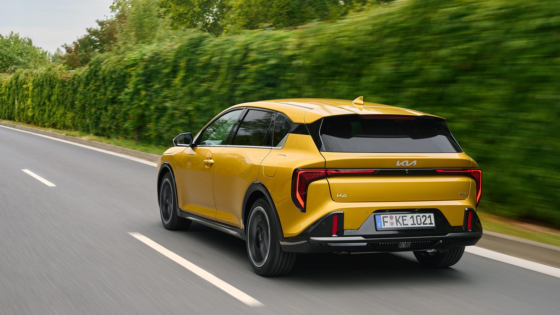 De nieuwe Kia K4 achteraanzicht
