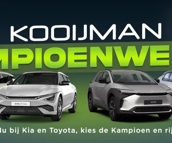kooijman kampioenweken toyota en kia header