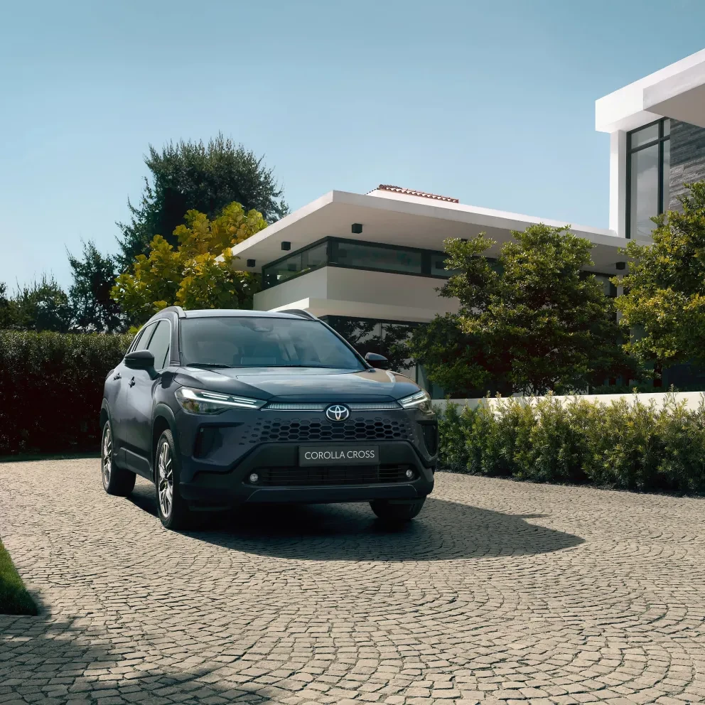 Nieuwe Toyota Corolla Cross vooraanzicht