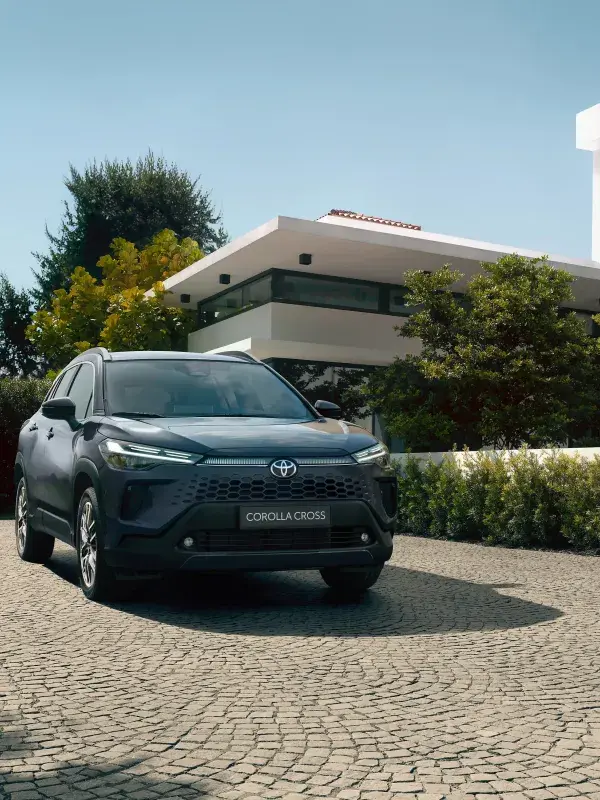 Nieuwe Toyota Corolla Cross vooraanzicht
