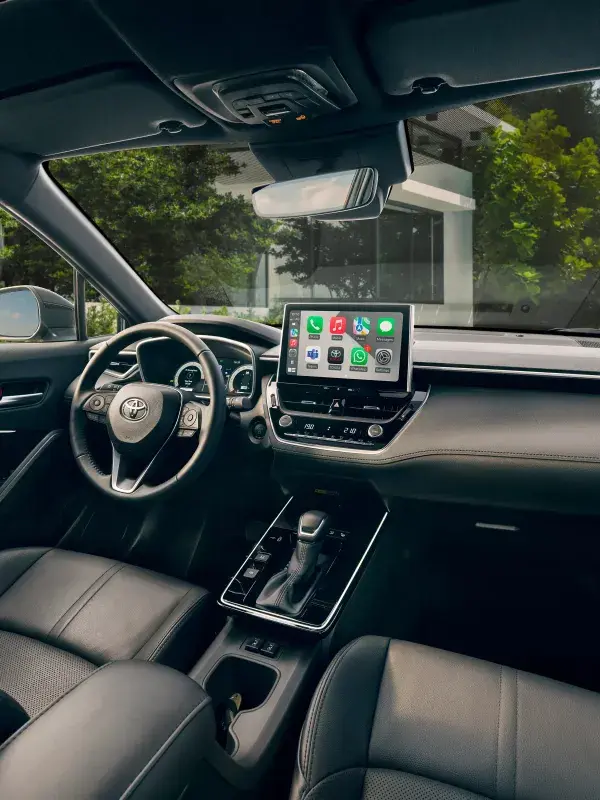 Nieuwe Toyota Corolla Cross interieur