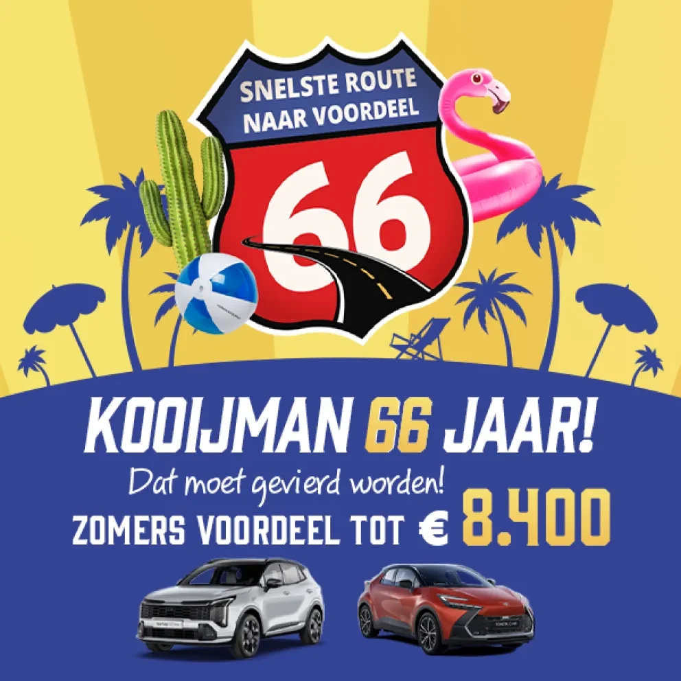 Route66 header Kooijman Autogroep mobiel