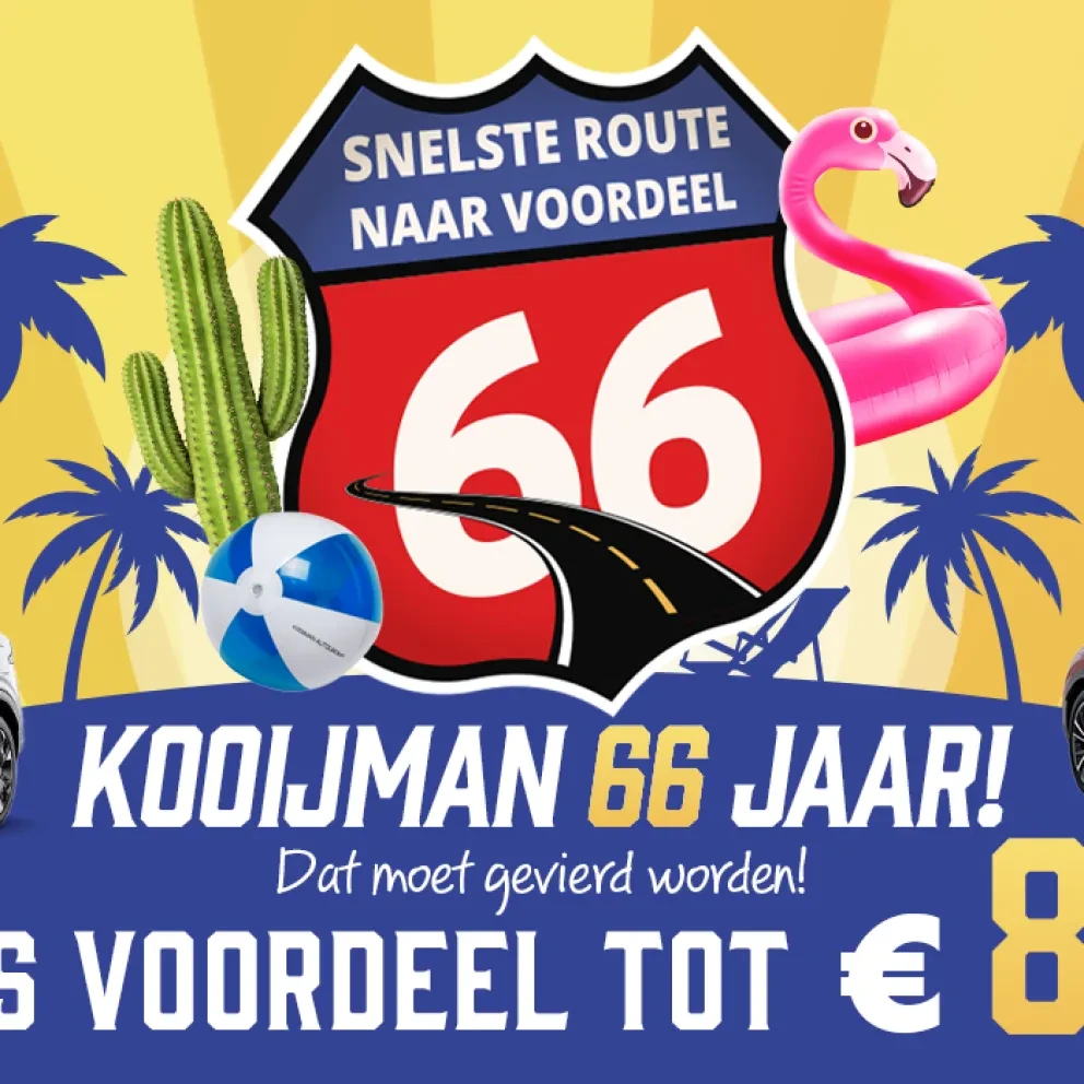 Kooijman Autogroep Route 66 Acties