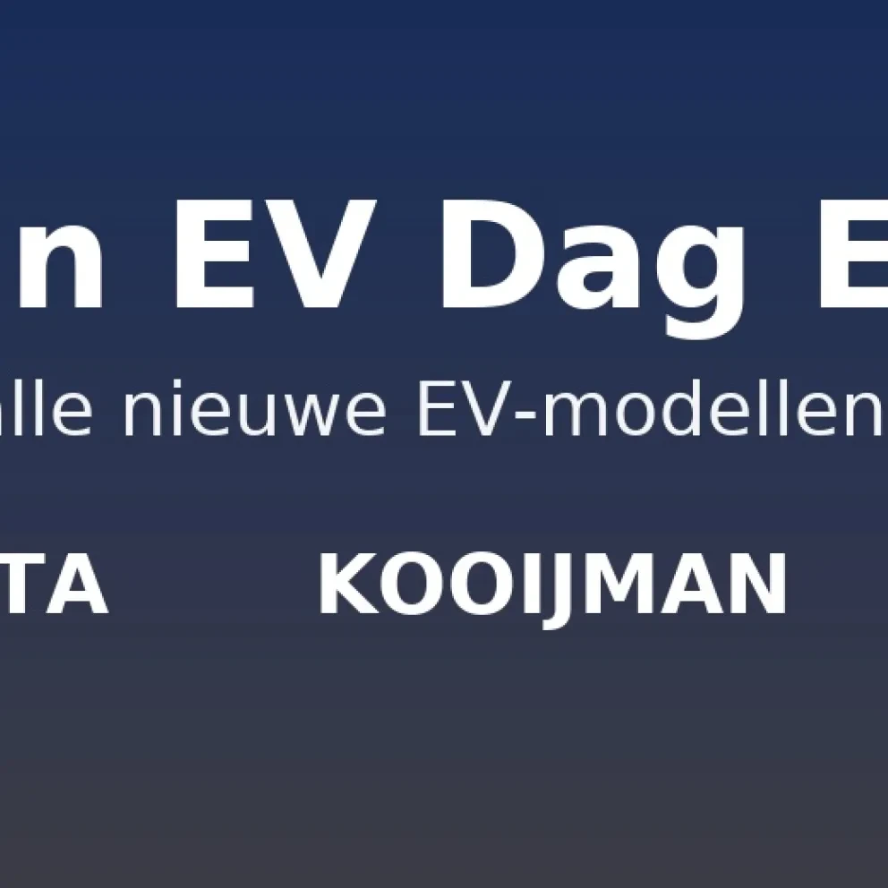 kooijman ev dag exclusief toyota en kia