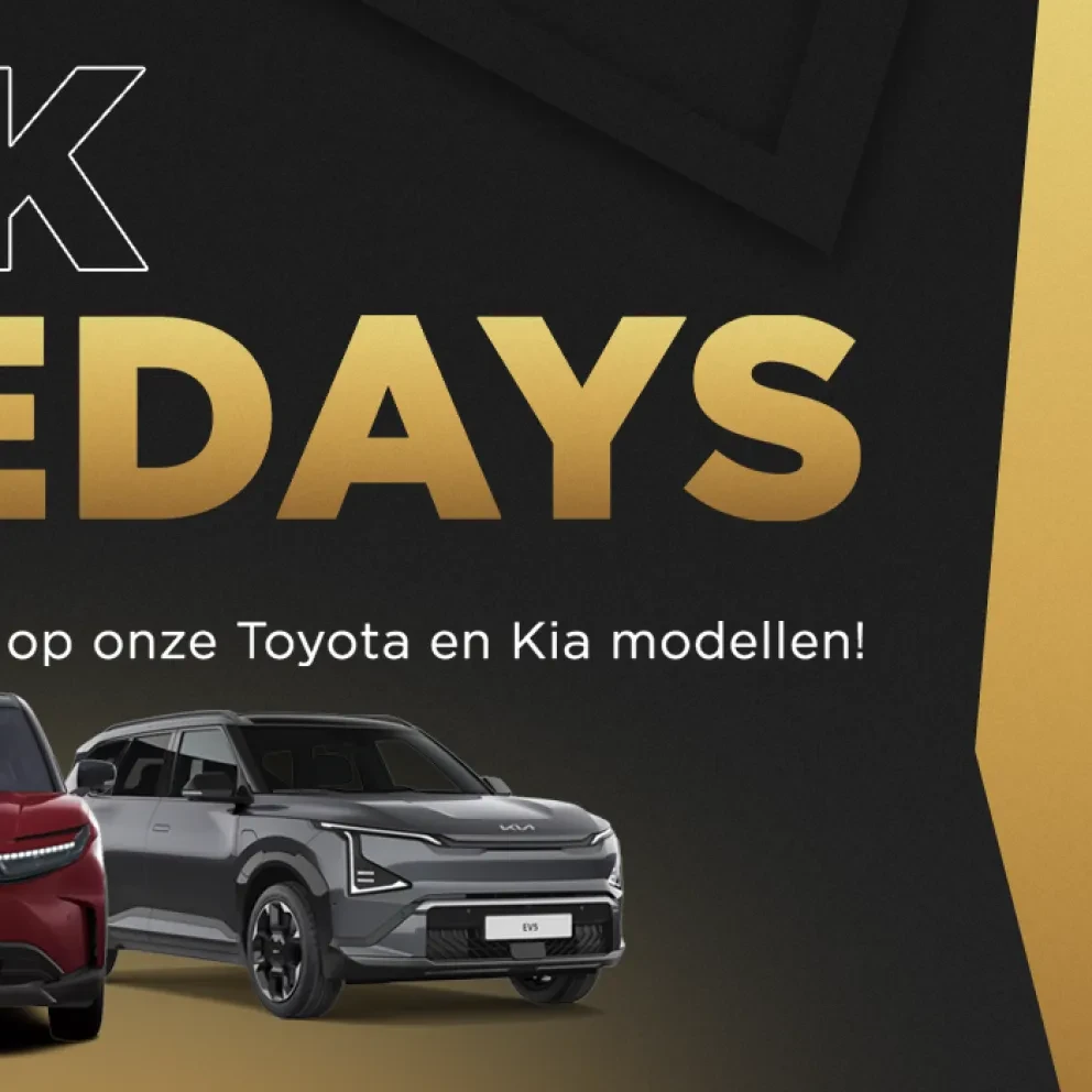 Toyota en Kia Kooijman Black Drivedays actie