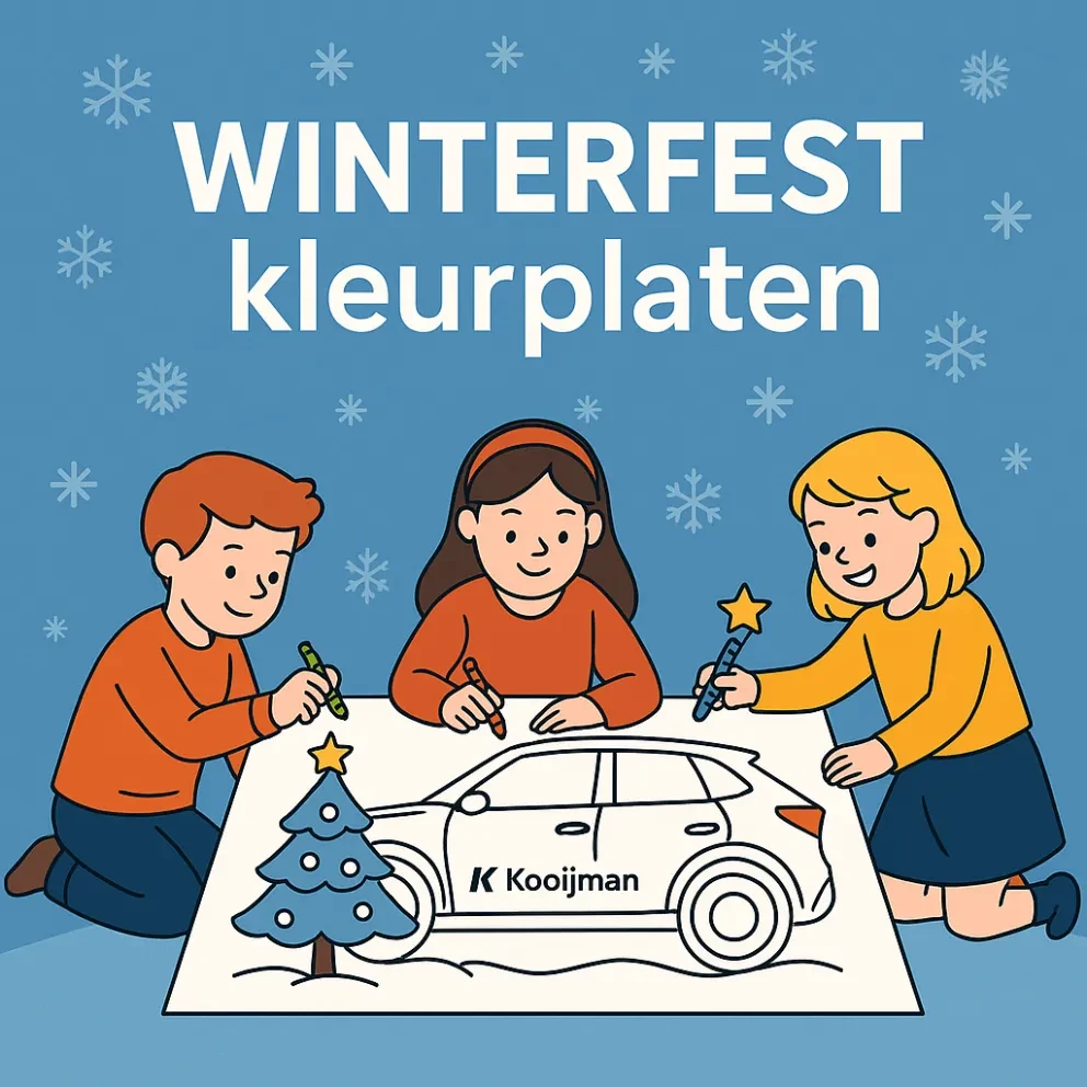 kleurplaat winterfest kooijman