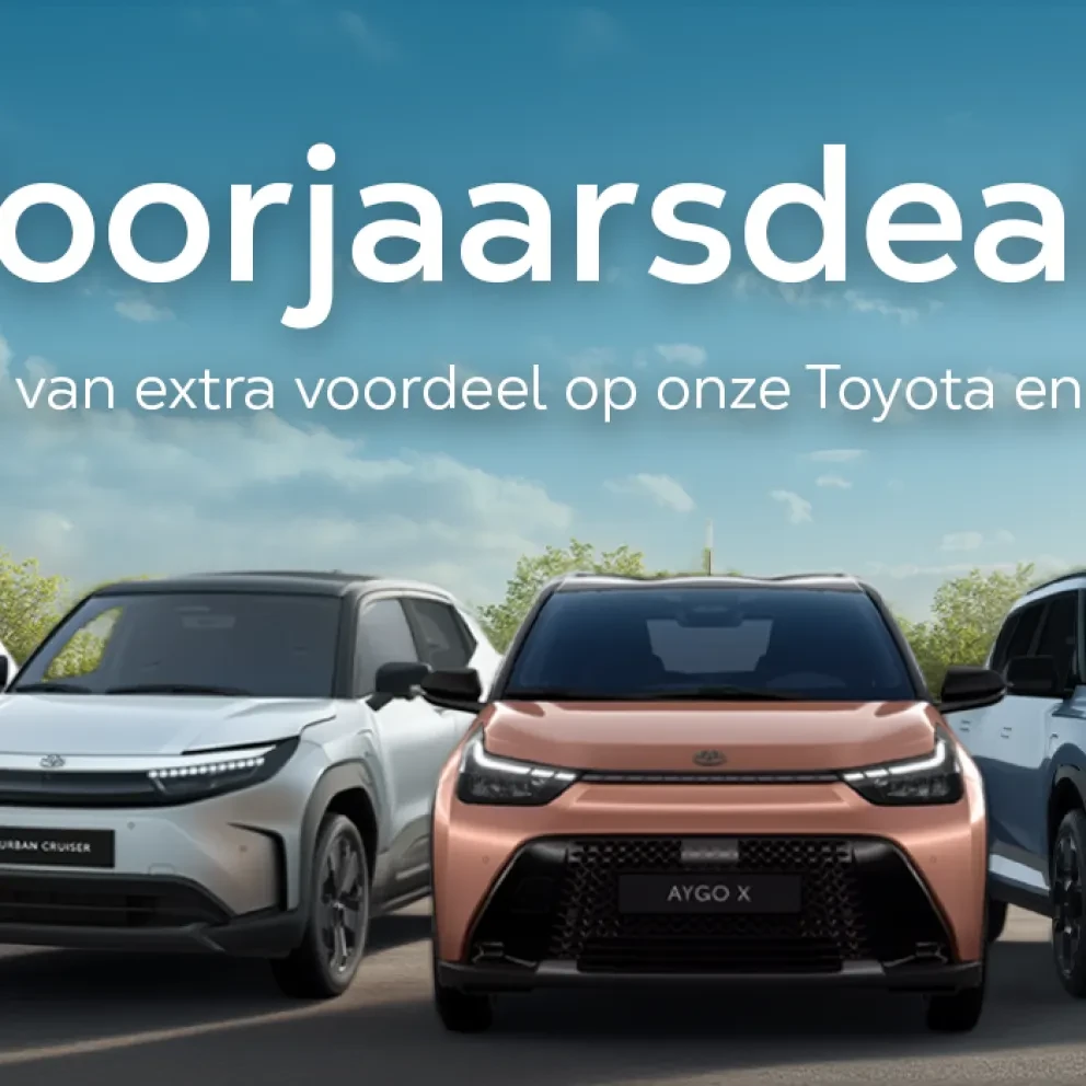 Kooijman Voorjaarsdeals Toyota en Kia - Header - Homepage - 2100x700