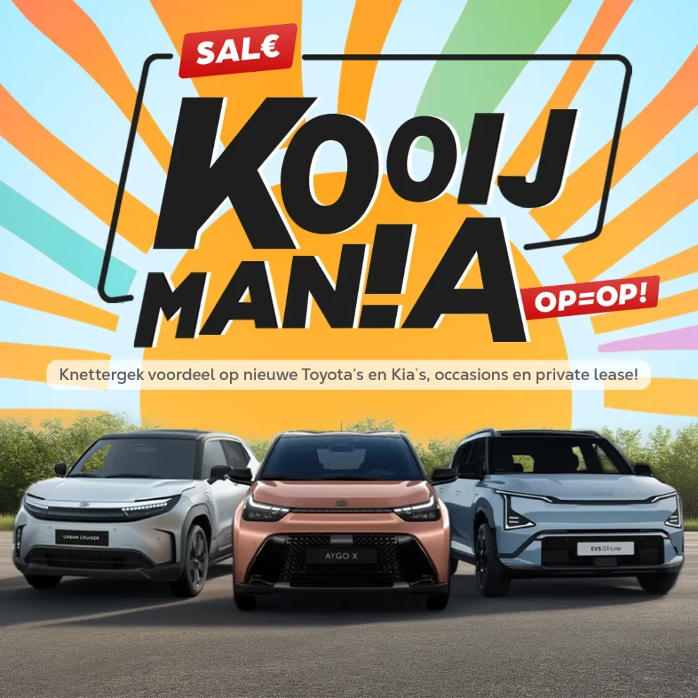 Kooijmania Toyota en Kia - Homepage - mobiel