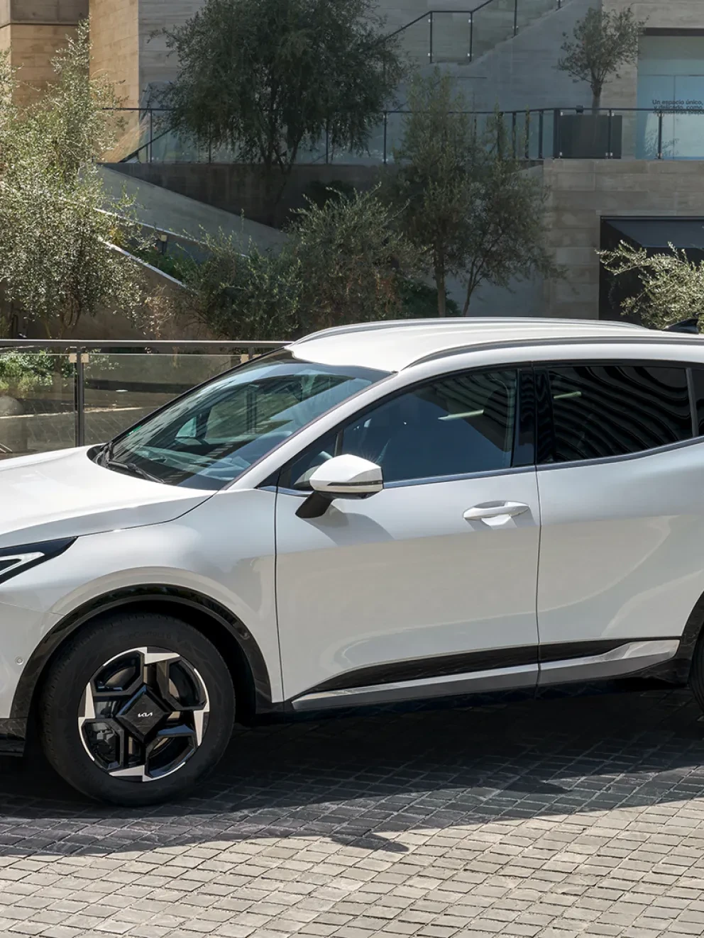 Nieuwe Kia Sportage zijaanzicht