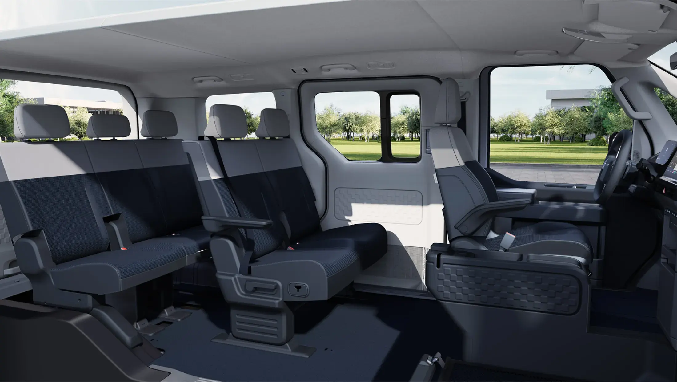 Kia PV5 Passenger stoel indeling