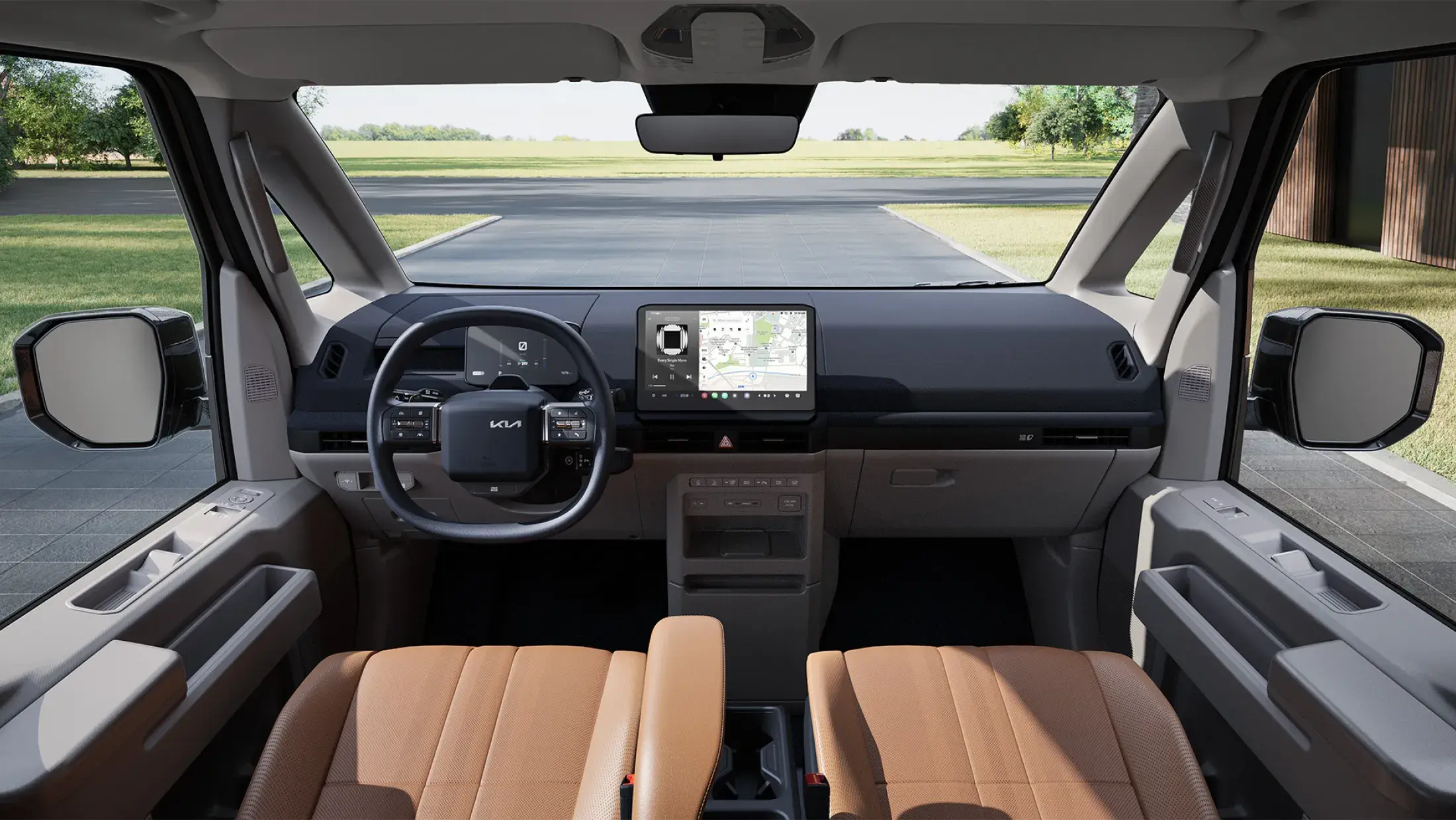 Kia PV5 Passenger dashboard interieur