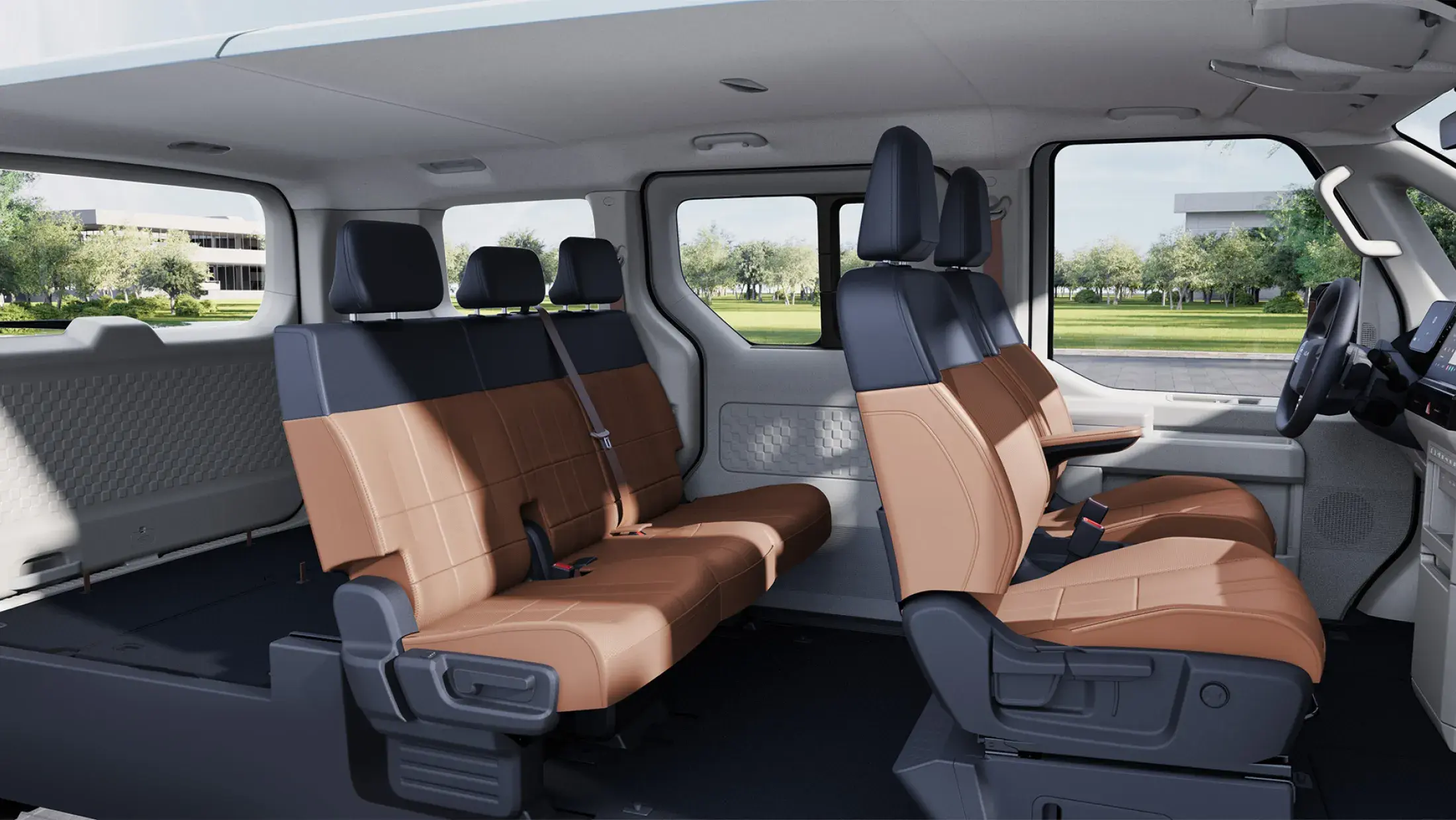 Kia PV5 Passenger stoel indeling