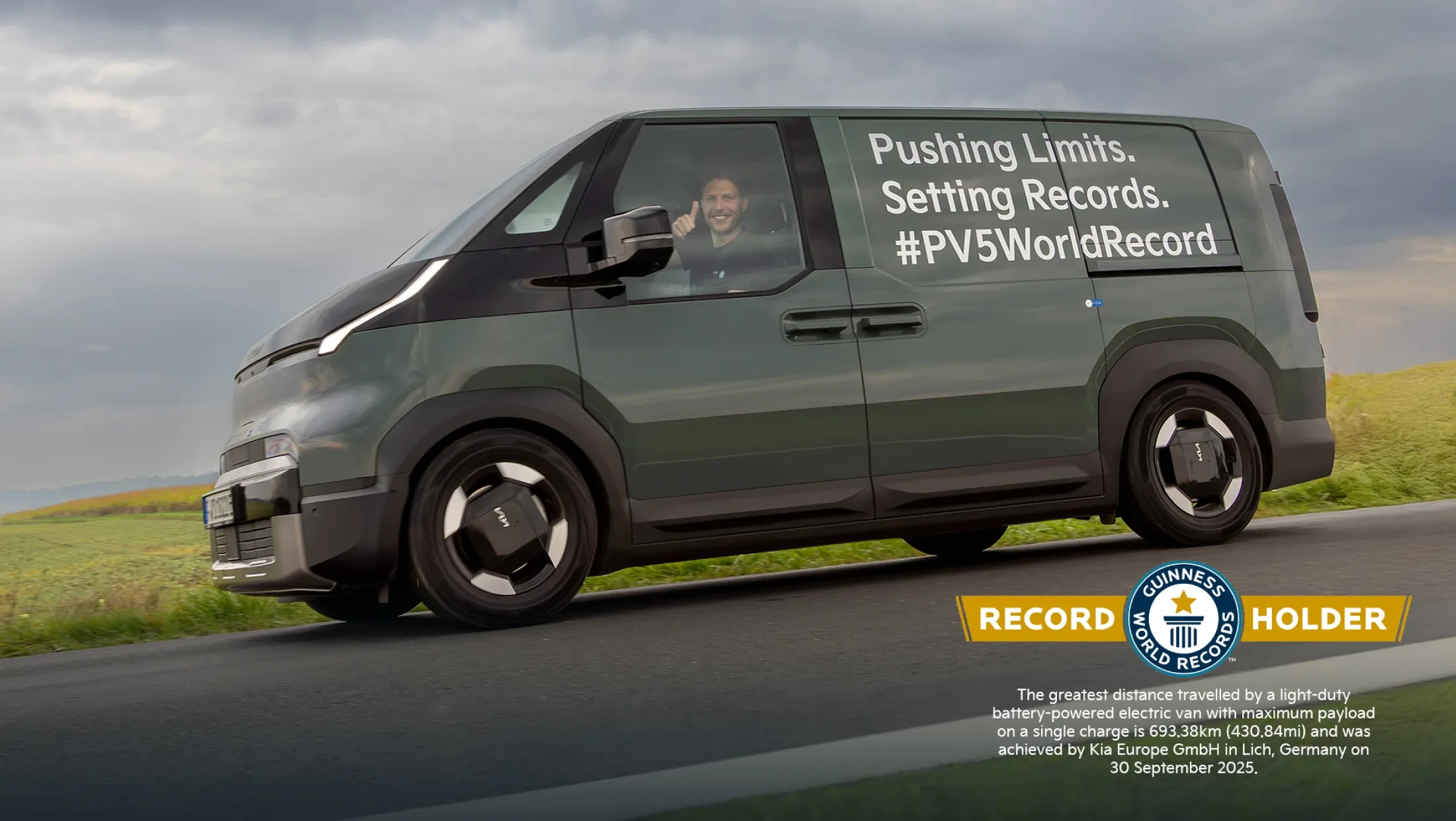 Kia PV5 World Record