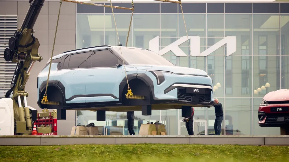 Gigantische EV3 nu bij kooijman autogroep breukelen kia 