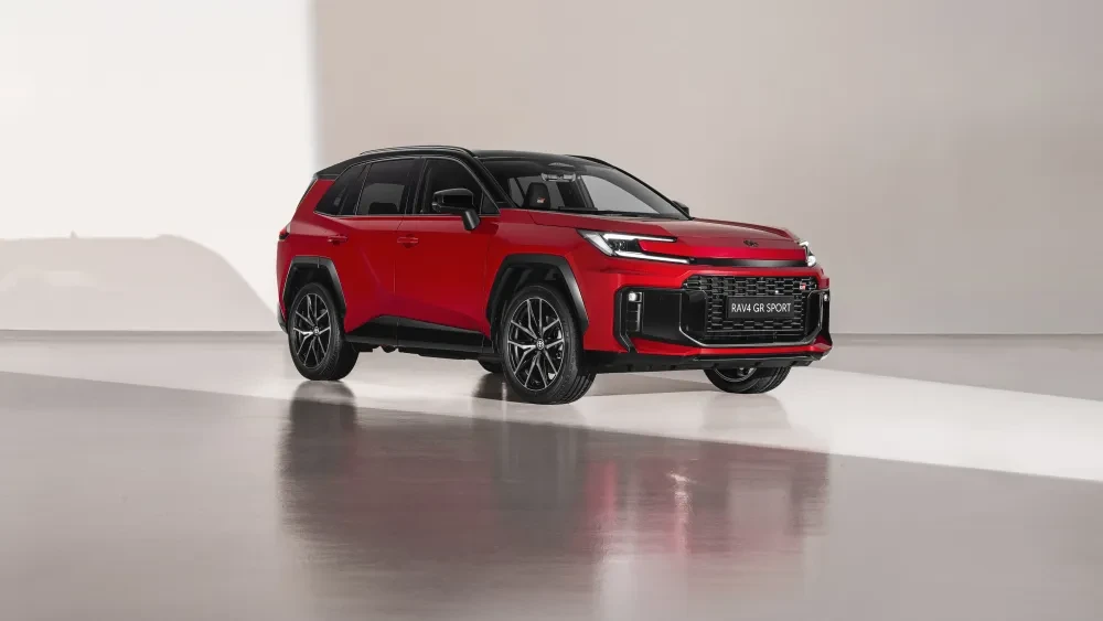 toyota rav4 gr sport plug-in hybride 2026 voorkant