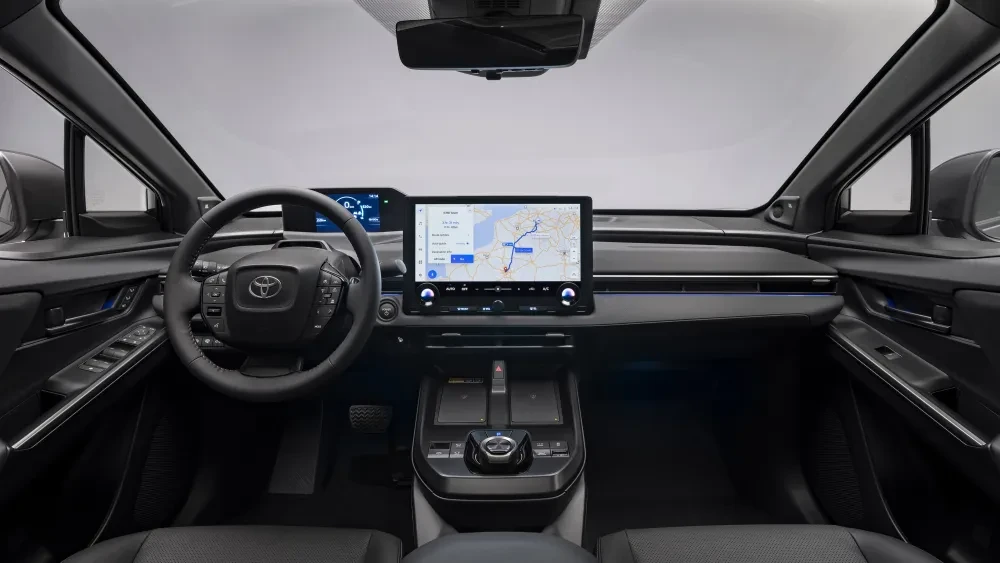 Nieuwe Toyota bZ4X interieur