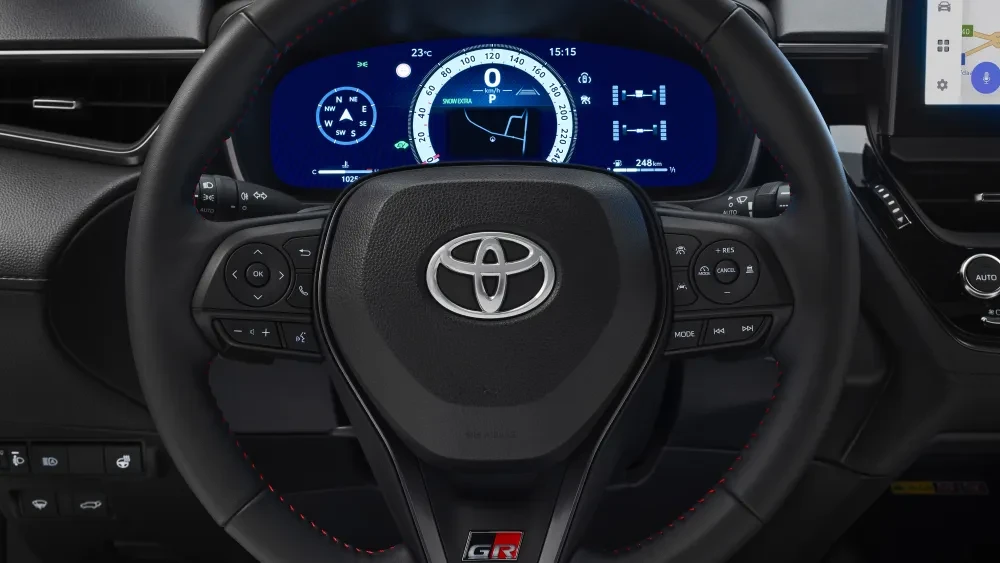 Nieuwe Toyota Corolla Cross dashboard