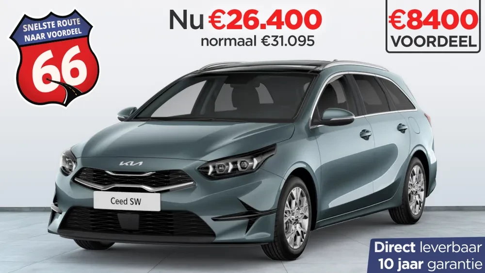 Kooijman Autogroep Route 66 Actie Kia Ceed Sportswagon