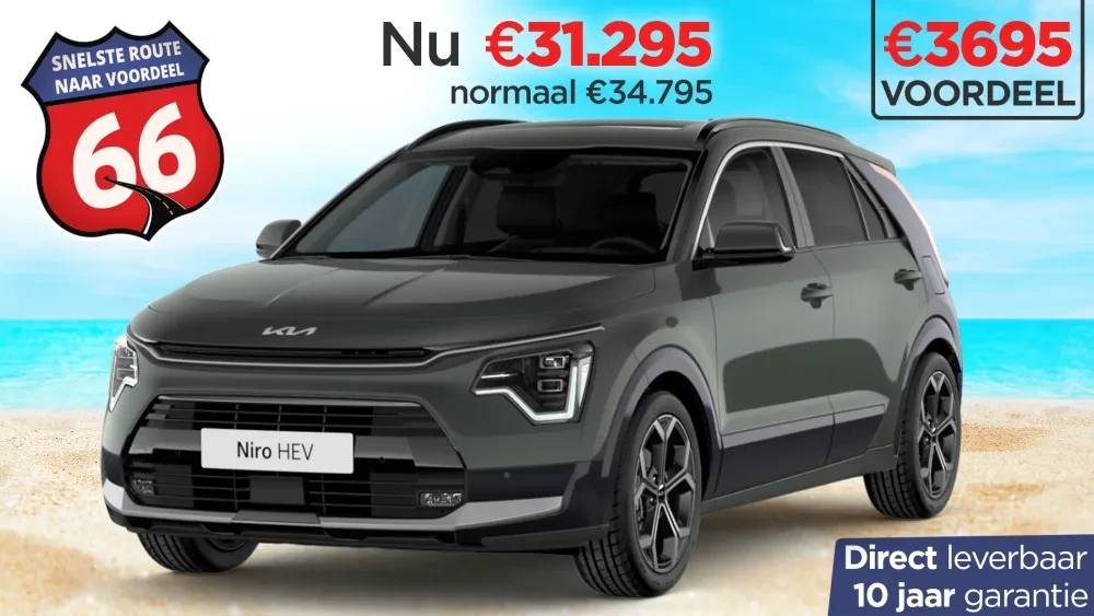 Kooijman Autogroep Route 66 Actie Kia Niro HEV