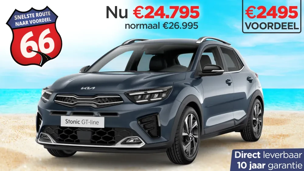 Kooijman Autogroep Route 66 Actie Kia Stonic