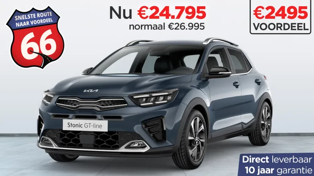 Kooijman Autogroep Route 66 Actie Kia Stonic