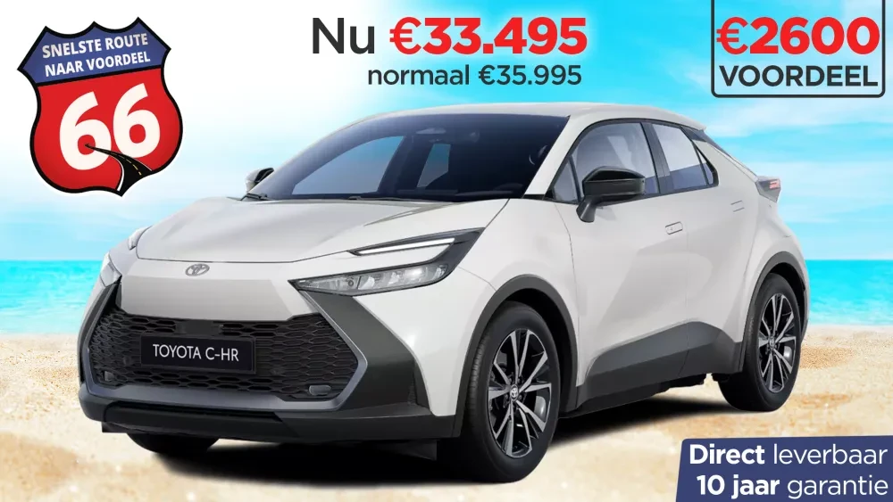 Kooijman Autogroep Route 66 Actie Toyota C-HR
