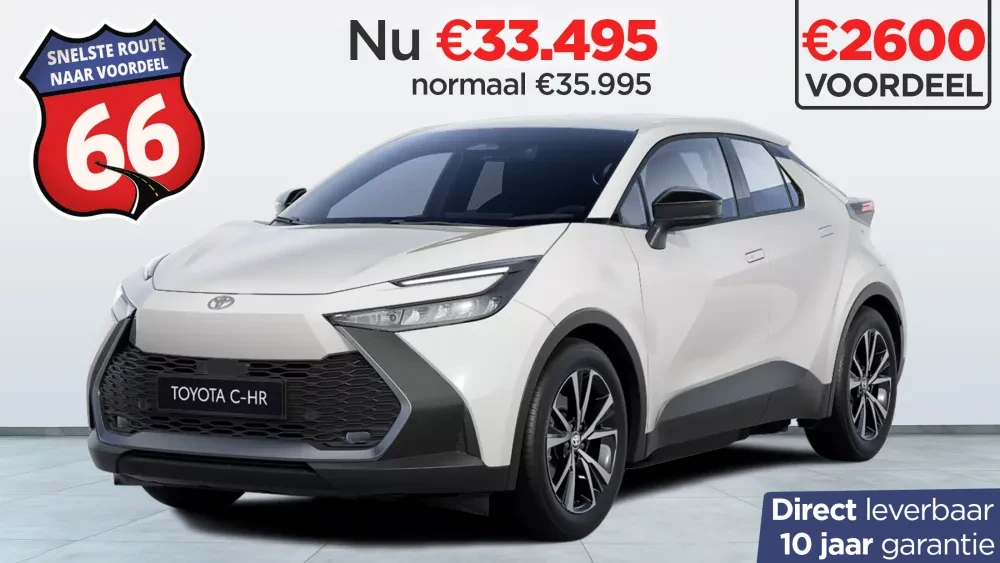 Kooijman Autogroep Route 66 Actie Toyota C-HR