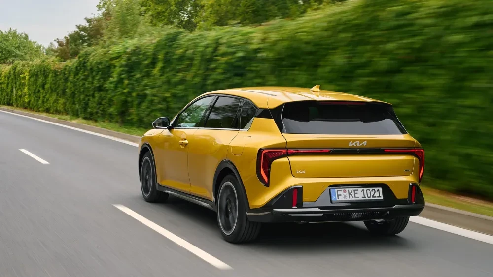 De nieuwe Kia K4 achteraanzicht