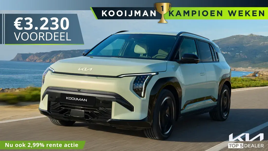 Kia EV3 kampioenweken kooijman autogroep