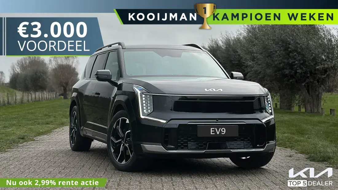 Kia EV9 actie kooijman autogroep