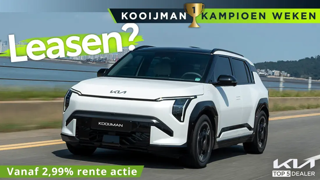 ev3 leasen actie kooijman autogroep