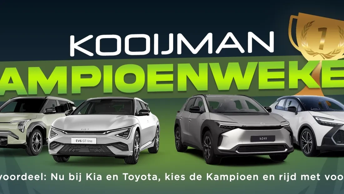 kooijman kampioenweken toyota en kia header