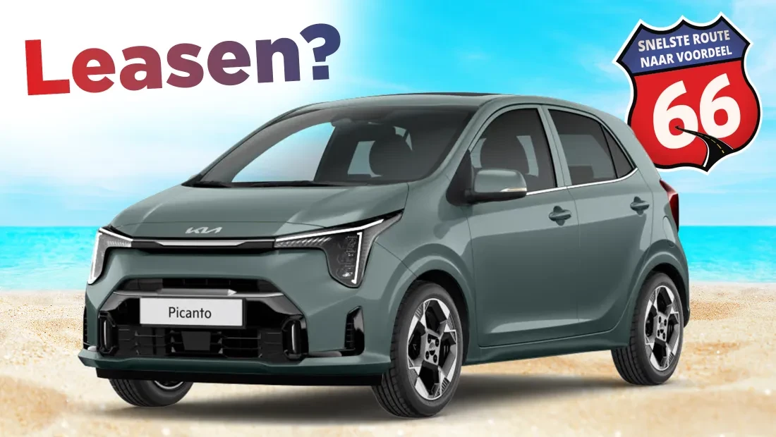 Kia Picanto leasen route 66 actie